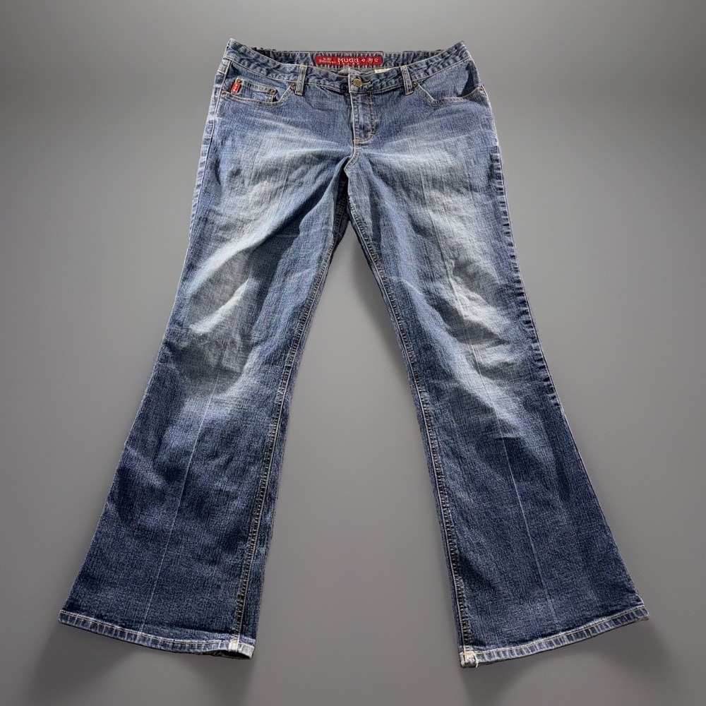 Vintage Y2K Mudd Jeans Low Eise Flare Legs Size 17